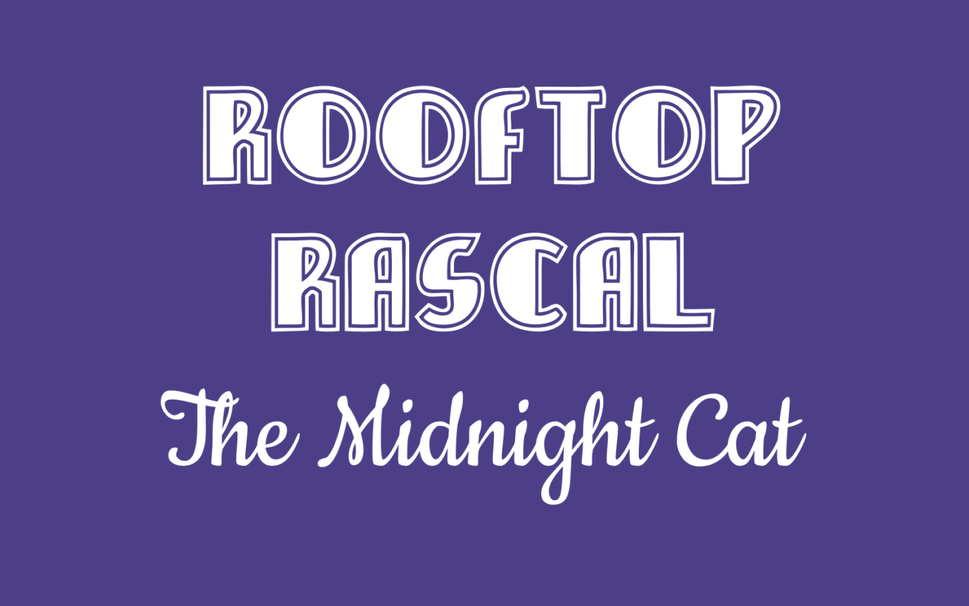 Rooftop Rascal: The Midnight Cat